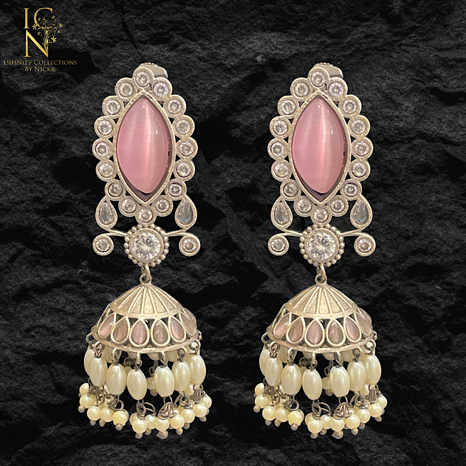 Oxidised Jhumka