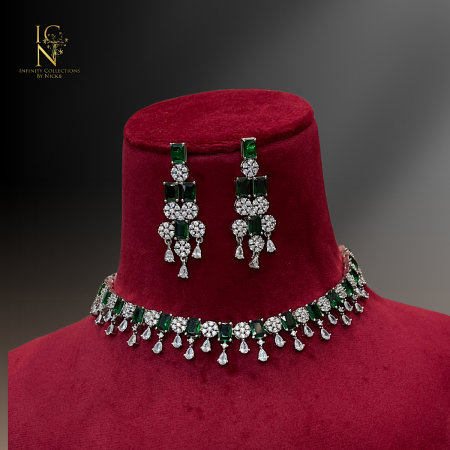 CZ Emerald Set