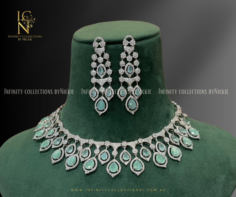 Ad Necklace set - Mint