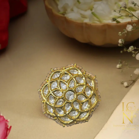 Kundan Polki Ring