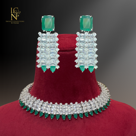 Ad Necklace set - Emerald