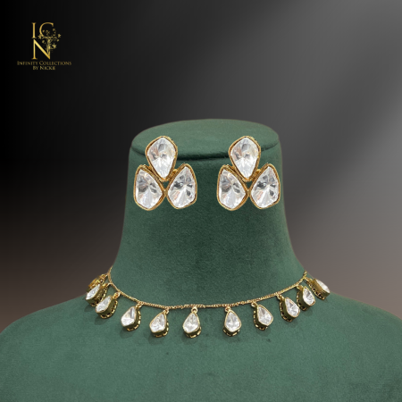 Sleek Kundan Chain set