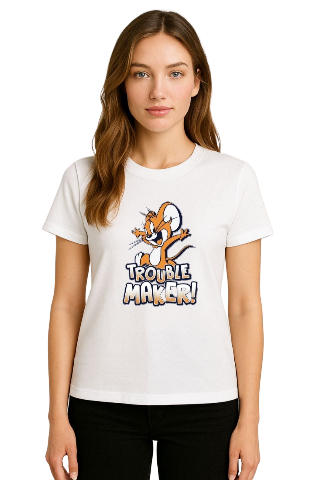 Jerry trouble maker - women t-shirt - Image 4