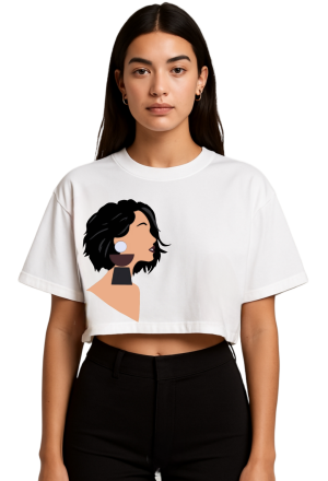 Women art - crop top