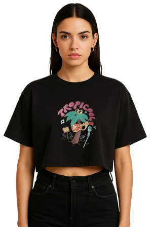 Tropical crop top